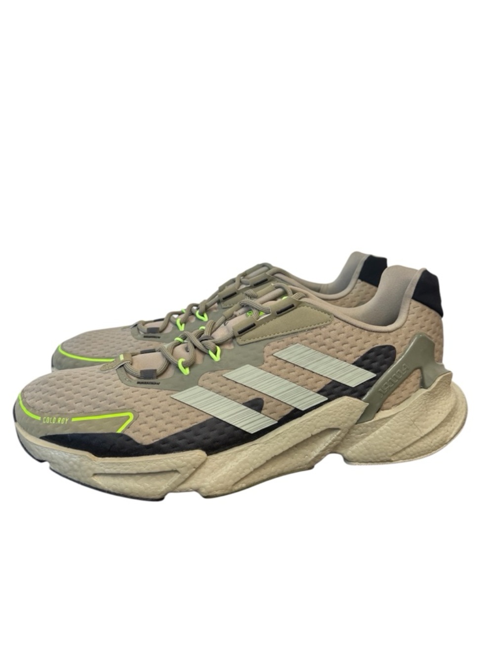 Adidas X9000L4 COLD.RDY Army Green Size 11.5 NWOB Running Shoes Water Repellant